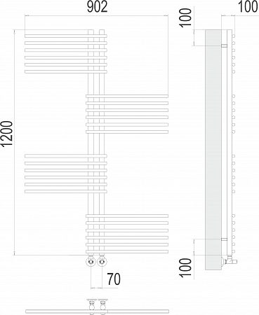 Европа П24 70х1200 Полотенцесушитель TERMINUS Воскресенск - фото 3 Европа П24 70х1200 Полотенцесушитель TERMINUS Воскресенск - фото 3