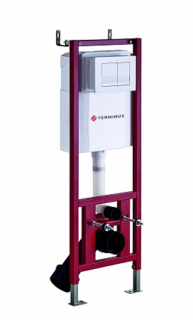 Система инсталляции для подвесного унитаза 400х1160 (4 в 1 с клавишей смыва) Terminus Воскресенск - фото 2 Система инсталляции для подвесного унитаза 400х1160 (4 в 1 с клавишей смыва) Terminus Воскресенск - фото 2