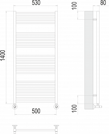 Ватикан П22 500х1400 Полотенцесушитель TERMINUS Воскресенск - фото 3 Ватикан П22 500х1400 Полотенцесушитель TERMINUS Воскресенск - фото 3
