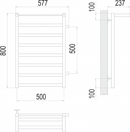Хендрикс П8 500х800 бп500 Полотенцесушитель TERMINUS Воскресенск - фото 3 Хендрикс П8 500х800 бп500 Полотенцесушитель TERMINUS Воскресенск - фото 3